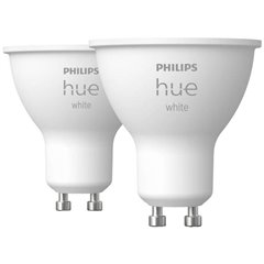 Hue Kit 2 lampadine LED ERP: F (A - G) Hue White GU10 Doppelpack 2x400lm GU10 10.4 W