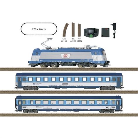 Kit di avviamento digitale H0 treno passeggeri ČD
