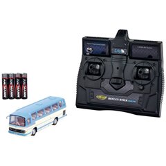 MB Bus O 302 blau 1:87 Automodello incl. Batteria, caricatore e batterie telecomando