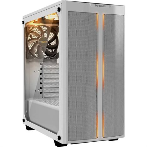 PURE BASE 500DX Midi-Tower PC Case Bianco 3 ventole pre-montate, illuminazione integrata, finestra laterale,