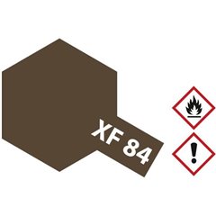 Vernice acrilica Ferro scuro (opaco) XF-84 Contenitore in vetro 10 ml