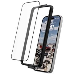 Plus Tempered Glass Vetro di protezione per display Adatto per modello portatili: iPhone 15 1 pz.