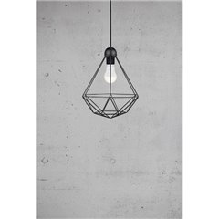 Tees Lampada a sospensione LED (monocolore) E27 60 W Nero