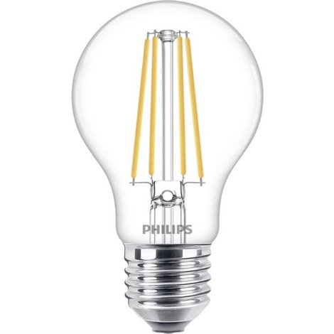 LED (monocolore) ERP E (A - G) E27 Forma di bulbo 8.5 W = 75 W Bianco caldo (Ø x L) 6 cm x
