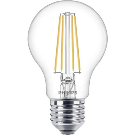 LED (monocolore) ERP E (A - G) E27 Forma di bulbo 7 W = 60 W Bianco caldo (Ø x L) 6 cm x 10.6