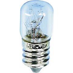 Mini lampadina tubolare 24 V 4 W E14 Trasparente 1 pz.