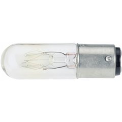 Mini lampadina tubolare 24 V 4 W BA15d Trasparente 1 pz.
