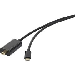 USB-C® / Mini-DisplayPort Cavo adattatore Spina USB-C®, Spina Mini DisplayPort 1.80 m Nero contatti