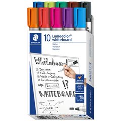Whiteboardmarker Lumocolor® 351 Marcatore per lavagna bianca colori assortiti 10 pz.