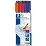 Penna per lucidi da proiezione Lumocolor® non-permanent pen 316 Rosso, Blu, Verde, Nero, Arancione,