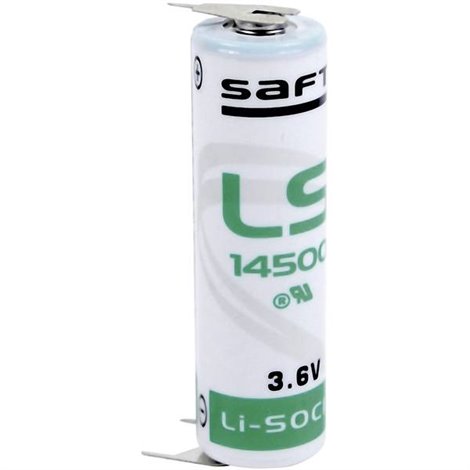 LS 14500 3PFRP Batteria speciale Stilo (AA) terminali a saldare a U Litio 3.6 V 2600 mAh 1 pz.