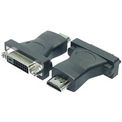 DVI / HDMI Adattatore [1x Presa DVI 24+1 poli - 1x Spina HDMI] Nero