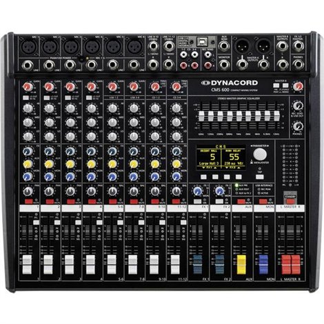 CMS 600-3 Mixer DJ Numero canali:8