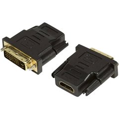 HDMI / DVI Adattatore [1x Presa HDMI - 1x Spina DVI 24+1 poli] Nero