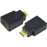 HDMI Adattatore [1x Spina HDMI Mini C - 1x Presa HDMI] Nero contatti connettore dorati