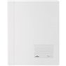 DURALUX Cartellina con fermaglio Bianco DIN A4+ finestrella di etichettatura 90 x 57 mm, protezione