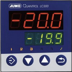 Quantrol LC300 Termostato L, J, T, K, E, N, S, R, Pt100, Pt1000, KTY Relè 3 A (L x L x A) 80 x 96 x 96 mm