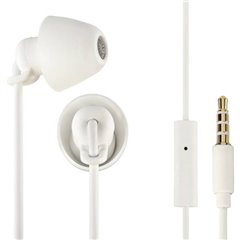 EAR3008W Piccolino Cuffie auricolari via cavo Bianco Eliminazione del rumore headset con microfono, regolazione