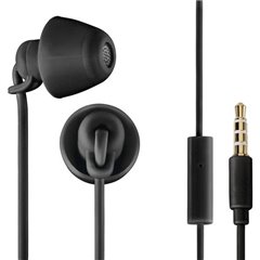 EAR3008BK Piccolino Cuffie auricolari via cavo Nero Eliminazione del rumore headset con microfono, regolazione