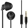 EAR3008BK Piccolino Cuffie auricolari via cavo Nero Eliminazione del rumore headset con microfono, regolazione