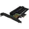 2 Porte Controller M.2 PCIe x4 Adatto per (SSD): M.2 SATA SSD, M.2 PCIe AHCI SSD Raffreddamento