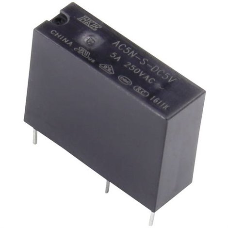Relè per PCB 5 V/DC 5 A 1 NA 1 pz.