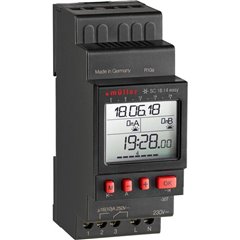 SC 18.14 easy 230V 50-60Hz Timer per guida DIN digitale 230 V/AC 4000 W