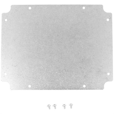 Piastra interna (L x L) 142 mm x 185 mm Alluminio 1 pz.
