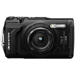 TG-7 black Fotocamera digitale 12 Megapixel Nero Antiurto, Impermeabile, Video 4K