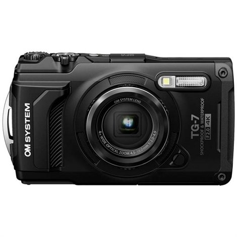 TG-7 black Fotocamera digitale 12 Megapixel Nero Antiurto, Impermeabile, Video 4K