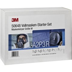 Kit respiratore a maschera pieno facciale A2 P3 R Taglia: M