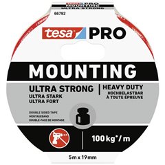 Mounting PRO Ultra Strong Nastro per fissaggio Bianco (L x L) 5 m x 19 mm 1 pz.