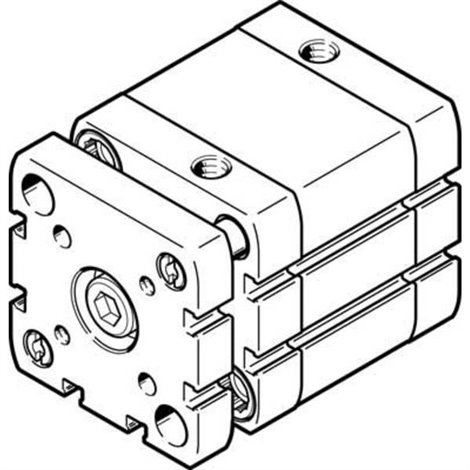 ADNGF-50-80-PPS-A Cilindro compatto Lunghezza corsa: 80 mm 1 pz.