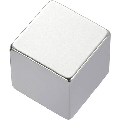 Magnete permanente a forma di cubo N35 1.24 T temperatura limite (max.): 80°C Conrad Components