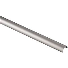 Canalina passacavi Alluminio Argento rigido (L x L x A) 1100 x 33 x 18 mm 1 pz.