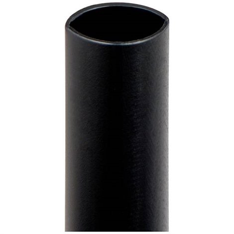 Termoretraibile con colla Nero 12 mm 3 mm Restringimento:4:1 1 m