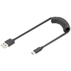 Cavo USB USB 2.0 Spina USB-A, Spina USB-C® 1.00 m Nero connettore applicabile su entrambi i lati, doppia