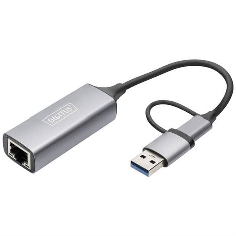 Adattatore di rete 2.5 GBit/s USB, USB 3.0, USB 3.1 Gen 1, USB 3.2 (Gen 1x1), USB 3.2 Gen 1 (USB 3.0),