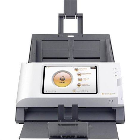 eScan A280 Essential Scanner documenti fronte e retro A4 600 x 600 dpi 20 Pagine/Min, 40 Immagini/min USB, LAN