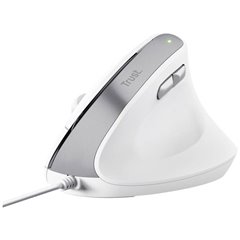 BAYO II ERGONOMIC Mouse Cablato Ottico Bianco 6 Tasti 2400 dpi Rotella di scorrimento integrata