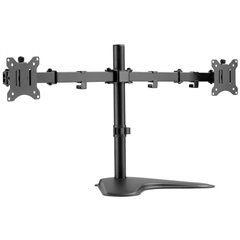 2 vie Supporto da tavolo per monitor 38,1 cm (15) - 81,3 cm (32) Ruotabile, Regolabile in altezza,