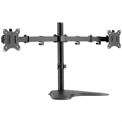 2 vie Supporto da tavolo per monitor 38,1 cm (15) - 81,3 cm (32) Ruotabile, Regolabile in altezza,