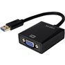 USB / VGA Adattatore [1x Spina A USB 3.2 Gen 1 (USB 3.0) - 1x Presa VGA] Nero 10.00 cm