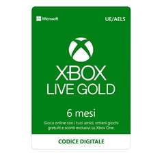 Microsoft XBOX LIVE GOLD 6 MESI ESD
