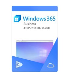 Microsoft W365 BUSINESS 4 VCPU, 16 GB, 256 GB