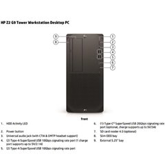 HP Inc Z2 TWR G9 I7 UMA 32/1TB W11P