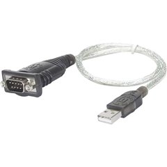 USB 1.1 Adattatore [1x Spina A USB 1.1 - 1x Spina SUB-D a 9 poli] contatti connettore dorati