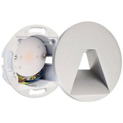 Alwaid 2 Lampada da incasso a parete a LED 4 W Bianco caldo Bianco (RAL 9016)