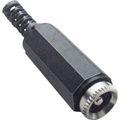 Connettore per bassa tensione Presa dritta 5.5 mm 2.5 mm 1 pz.