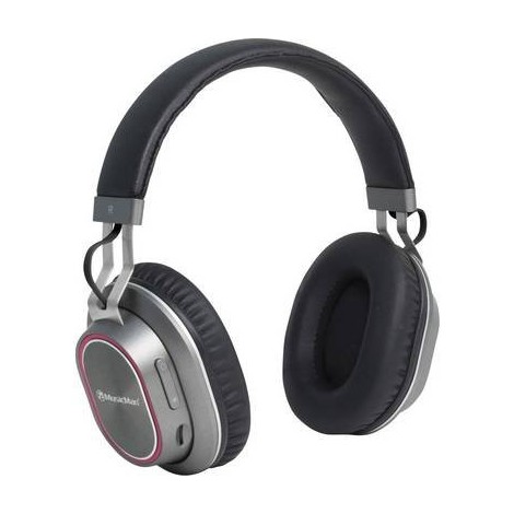  BT-X33 Bluetooth Cuffia Cuffia Over Ear headset con microfono, lettore mp3 Nero, Argento